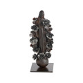 Jan Barboglio Vergen con Flores on a Balin Base with Iron Floral Aura 6x6x15 in 2989