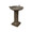 Jan Barboglio Bandada Cast-Cement Two-Part Bird Bath with 3 Wax Cast Iron Birds 20x20x32 in 3702