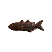 Jan Barboglio Catch Cast Iron Fish Paperweight 7x3x1 in 7044