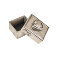 Jan Barboglio El Corazon Full Heart Wax Cast Iron Box Nickel-plated 3x3x2 in 1443NK