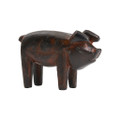 Jan Barboglio El Tocino Wax Cast Iron Pig 4x4x3 in 7164