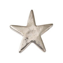Jan Barboglio Estrella Cast Iron Star Paperweight Nickel-plated 4x4x1 in 9546NK