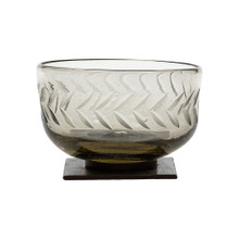 Jan Barboglio Luju-cito Bowl with Iron Stand 4x4x3 in 3134CL