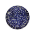 Jan Barboglio Palma Azul Talavera Ceramic Tray with Removable Iron Tray 18x18x2 in 2250AZ