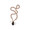 Jan Barboglio Sonojarse Blush Wood Blessing Beads with Iron Flower and Heart 1x23x1 in 9766