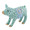 Herend Blue Ribbon Pig Green 2.5x1.25x2 in SVHV--16429-0-00