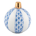 Herend Christmas Ornament Blue 2x1.75 in SVHB--16445-0-00