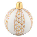 Herend Christmas Ornament Butterscotch 2x1.75 in SVHJ--16445-0-00