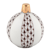 Herend Christmas Ornament Chocolate 2x1.75 in SVHBR216445-0-00
