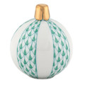Herend Christmas Ornament Green 2x1.75 in SVHV--16445-0-00