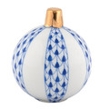 Herend Christmas Ornament Sapphire 2x1.75 in SVHB3-16445-0-00