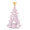 Herend Christmas Tree Medium Raspberry 3.25x3x5.5 in SVHP--16292-0-00