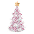 Herend Christmas Tree Simple Raspberry 2.25x2.25x3.75 in SVHP--16171-0-00