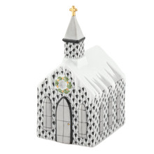 Herend Church Black 3x2.25x5 in SVHNM-16432-0-00