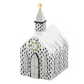Herend Church Black 3x2.25x5 in SVHNM-16432-0-00