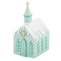Herend Church Green 3x2.25x5 in SVHV--16432-0-00