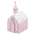 Herend Church Raspberry 3x2.25x5 in SVHP--16432-0-00