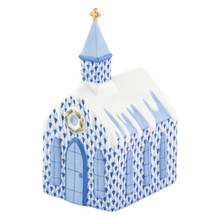 Herend Church Sapphire 3x2.25x5 in SVHB3-16432-0-00