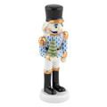 Herend Nutcracker with Christmas Tree Blue 1.5x1.25x4.25 in SVHB--16444-0-00