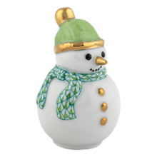 Herend Snowman Mini Keylime 1.5x1.5x2.25 in VHV1--16407-0-00
