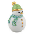 Herend Snowman Mini Keylime 1.5x1.5x2.25 in VHV1--16407-0-00