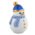 Herend Snowman Mini Sapphire 1.5x1.5x2.25 in VHB3--16407-0-00