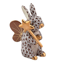 Herend Fairy Bunny Chocolate 1.5x1.25x2.25 in SVHBR216462-0-00