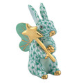 Herend Fairy Bunny Green 1.5x1.25x2.25 in SVHV--16462-0-00