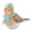 Herend Winter Bird Green 3.25x1.5x2.75 in SVHV--16427-0-00