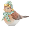 Herend Winter Bird Keylime 3.25x1.5x2.75 in SVHV1-16427-0-00