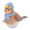Herend Winter Bird Sapphire 3.25x1.5x2.75 in SVHB3-16427-0-00