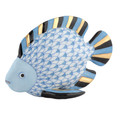Herend Fish Blue 3.75x1.75x2.25 in VHB---16460-0-00
