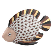 Herend Fish Chocolate 3.75x1.75x2.25 in VHBR2-16460-0-00