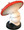 Walt Disney Classic Collection Fantasia Large Mushroom Mushroom Dancer 4.75 in 11K-41058-0
