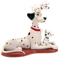 Walt Disney Classic Collection One Hundred And One Dalmations Proud Pongo With Pepper And Penny 6.75 453054339