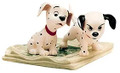 Walt Disney Classic Collection One Hundred And One Dalmations Two Puppies On Newspaper 2.5 in 453054340