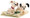Walt Disney Classic Collection One Hundred And One Dalmations Two Puppies On Newspaper 2.5 in 453054340
