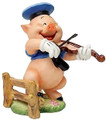 Walt Disney Classic Collection Three Little Pigs Fiddler Pig Hey Diddle Diddle! Play On My Fiddle! 4.5 in 453054685