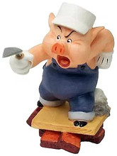 Walt Disney Classic Collection Three Little Pigs Practical Pig Work and Play don't Mix 4.5 in 453054691