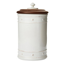 Juliska Berry & Thread Canister with Wooden Lid 10 in JA108.W