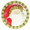 Vietri Old St. Nick Dinner Plate 10.75 in. OSN_7800D