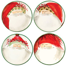 Vietri Old St. Nick Assorted Canape Plates 6.75 in. (Set of 4) OSN_7819