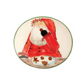 Vietri Old St. Nick Cookie Plate 8.25 in OSN-7839