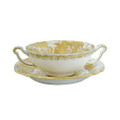 Royal Crown Derby Gold-Aves-Cream-Soup-Cup-and-Saucer