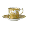 Royal Crown Derby Gold-Aves-Coffee-Cup-and-Saucer