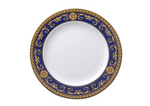 Versace Medusa Blue Dinner Plate 10.5 in