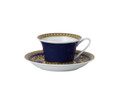Versace Medusa Blue Teacup & Saucer