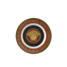 Versace Medusa Red Bread & Butter Plate 7  in.
