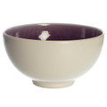 Jars Tourron Eggplant and White Cereal Bowl 6.5 in J961857