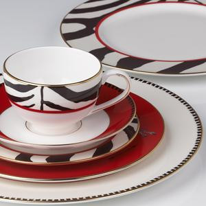 Scalamandre Zebras Cup and Saucer - Nehas China & Crystal